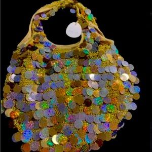 Bag/Purse Beautiful gold colored shiny purse . New